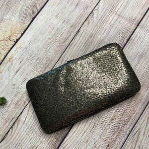 Gold clutch wallet NWOT